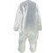 Dupont Disposable Coveralls, Collared, M, Tyvek, Serged Seam, White CVZ11-M - alternate 2